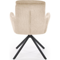 Jedálenské otočné kresielko AIDEN - béžové