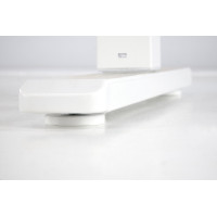 Písací stôl KEVIN s nastaviteľnou výškou - dub artisan/čierny