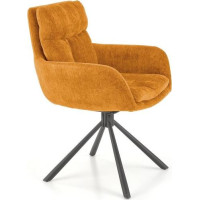 Jedálenské otočné kresielko HAYES - horčicovo žlté