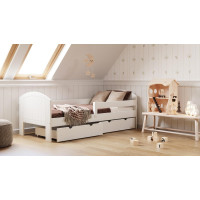 Detská posteľ z masívu KOMI - 160x80 cm