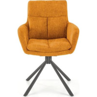 Jedálenské otočné kresielko HAYES - horčicovo žlté