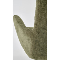 Jedálenské otočné kresielko HAYES - olivovo zelené