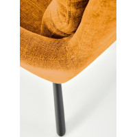 Jedálenské otočné kresielko HAYES - horčicovo žlté