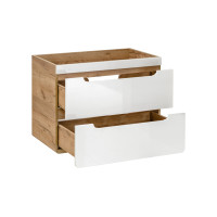 Kúpeľňová závesná skrinka pod umývadlo BÁRA 80 cm