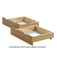 Detská posteľ z masívu MAKI PLUS - 180x80 cm