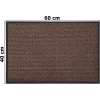 Rohožka NEILA 40x60 cm - hnedá