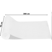 Protišmyková podložka do zásuvky BARGO 48 x 300 cm - biela