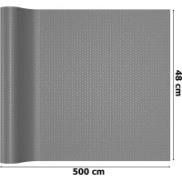 Protišmyková podložka do zásuvky HALVE 48 x 500 - šedá