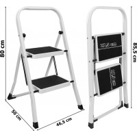 Skladacie schodíky STIGE s 2 stupňami
