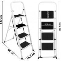 Skladacie schodíky STIGE so 4 stupňami