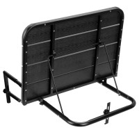 Závesný stolík na balkón ARETTO - čierny