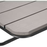 Závesný stolík na balkón ARETTO - šedý