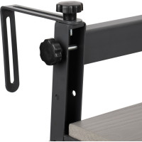 Závesný stolík na balkón AGATTI BIS STONEWOOD - šedý