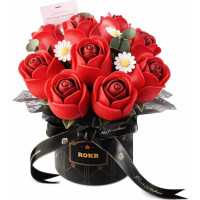 RoboTime 3D skladačka Kytica červených ruží