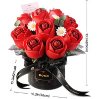 RoboTime 3D skladačka Kytica červených ruží