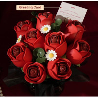 RoboTime 3D skladačka Kytica červených ruží