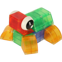 Svietiaca LED magnetická 3D stavebnica - 32 prvkov