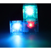 Svietiaca LED magnetická 3D stavebnica - 64 prvkov