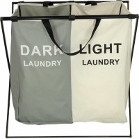 Kôš na bielizeň - 2 priehradky