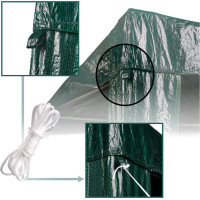 Záhradný altánok 2x2 m - zelený