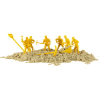 Kreatívna súprava kinetického piesku - Stavba hradu