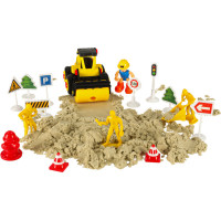 Kreatívna súprava kinetického piesku - Stavba hradu