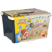 Kreatívna súprava kinetického piesku - Stavba hradu