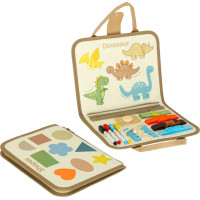Zmyslový manipulačný Montessori kufrík - Dinosaur