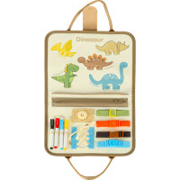 Zmyslový manipulačný Montessori kufrík - Dinosaur
