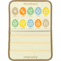 Zmyslový manipulačný Montessori kufrík - Dinosaur