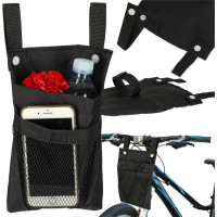 Taška na telefón na riadidlá - čierna