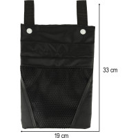 Taška na telefón na riadidlá - čierna