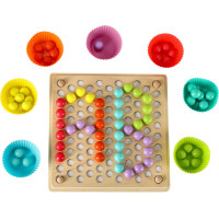 Vzdelávacie Montessori guličková mozaika - 77 prvkov