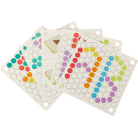 Vzdelávacie Montessori guličková mozaika - 77 prvkov