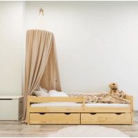 Detská posteľ z masívu PAVLÍK 2 - 180x80 cm