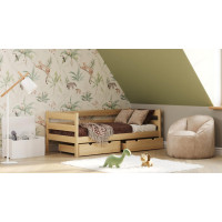 Detská posteľ z masívu KARAS 2 - 180x90 cm