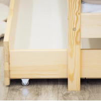 Detská posteľ z masívu KARAS 2 - 180x80 cm