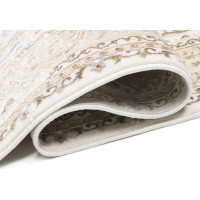 Kusový koberec HERA Ornament - krémový/hnědý