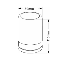 Ridder POSH pohár na postavenie, mramor, šedá 2234107