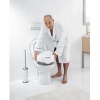 Ridder HANDICAP WC sedátko zvýšené 10cm, čierna A0071010