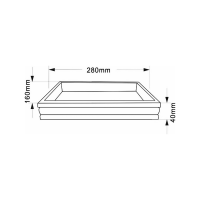 Ridder POSH miska na postavenie, mramor, šedá 2234607