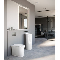 Kerasan THE NEW YORKER WC sedadlo, SLIM, Soft Close, biela/chróm 569101