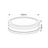 Ridder POSH mydlenka na postavenie, mramor, šedá 2234307