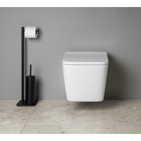 Sapho PORTO závesná WC misa, Vortex Rimless, 35, 5x52cm, biela PZ102V