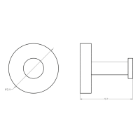 Sapho Magnetický háčik na vykurovacie teleso XJ228