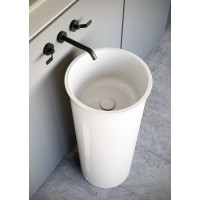 Kerasan THE NEW YORKER keramické umývadlo voľne stojace k stene, 40x89x40cm, biela 564501