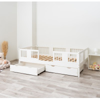 Detská posteľ z masívu borovice LUNA 20 - 160x80 cm