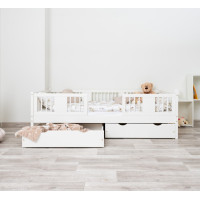 Detská posteľ z masívu borovice LUNA 20 - 180x80 cm