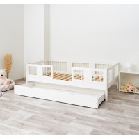 Detská posteľ z masívu borovice LUNA 20 - 160x80 cm