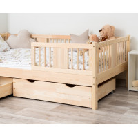 Detská posteľ z masívu borovice LUNA 20 - 160x80 cm